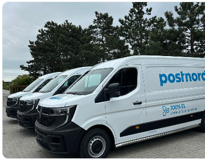 PostNord 100% el-varevogne klar til vask