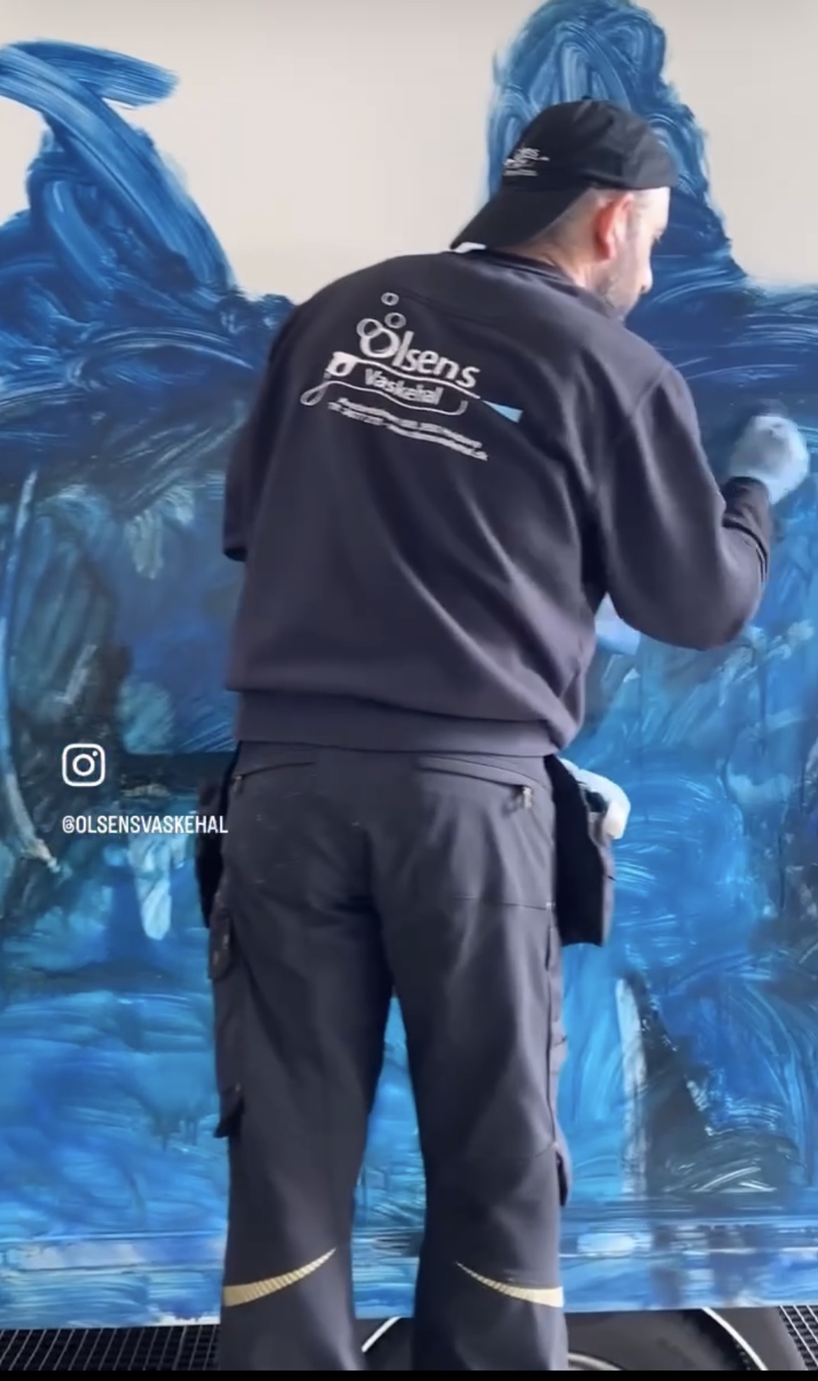 Graffitifjernelse hos Olsens Vaskehal 2